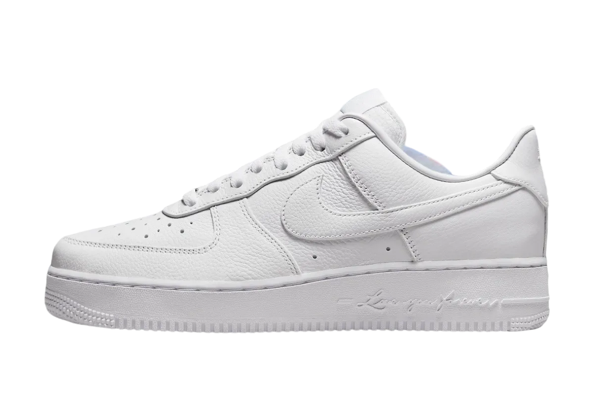 nocta x nike air force 1 love you forever citron tint