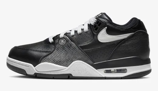 stussy x nike air flight 89 black