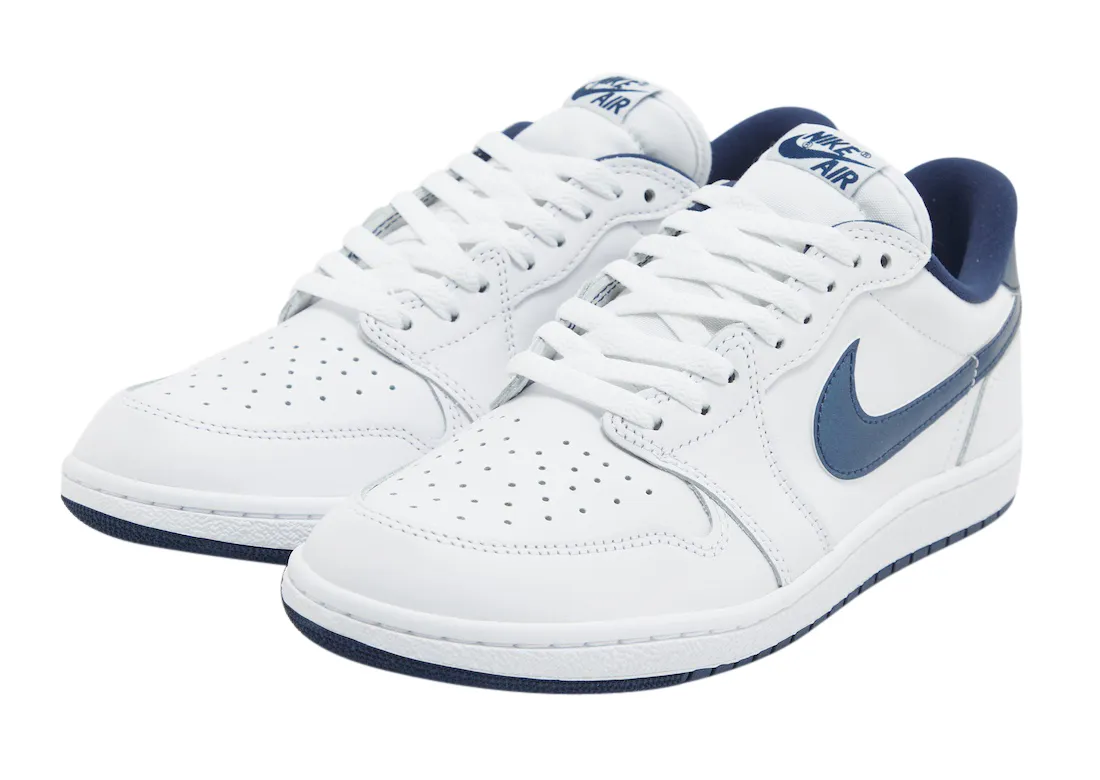 Air Jordan 1 Low 85 Metallic Blue 0