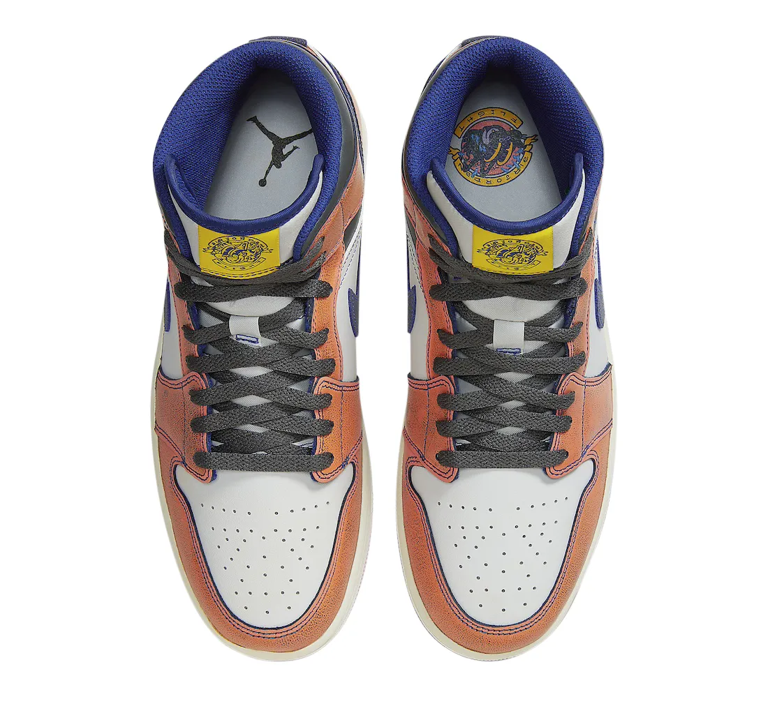 Air Jordan 1 Mid SE Flight Vintage 2