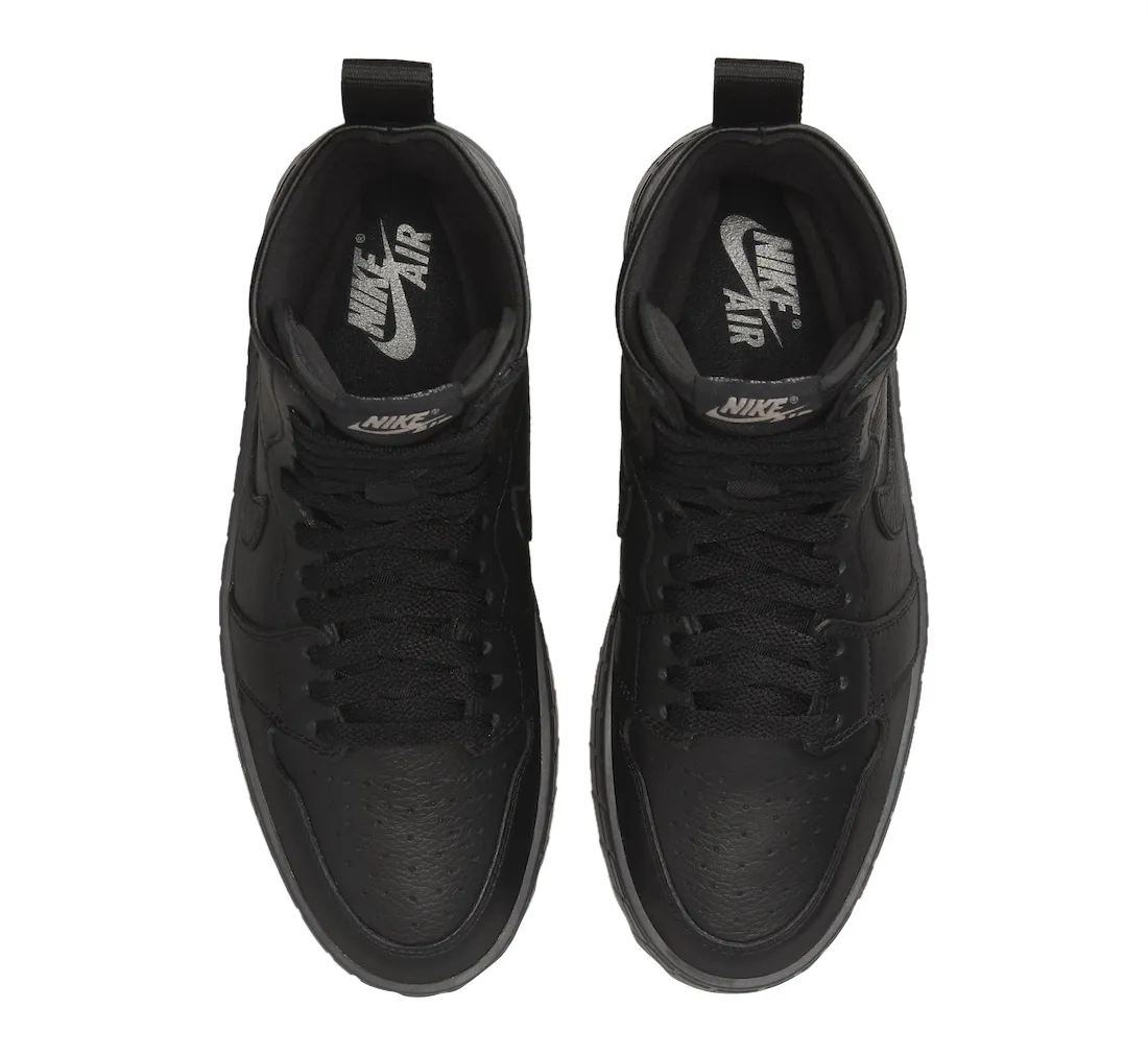 Air Jordan 1 WMNS Brooklyn Triple Black 2