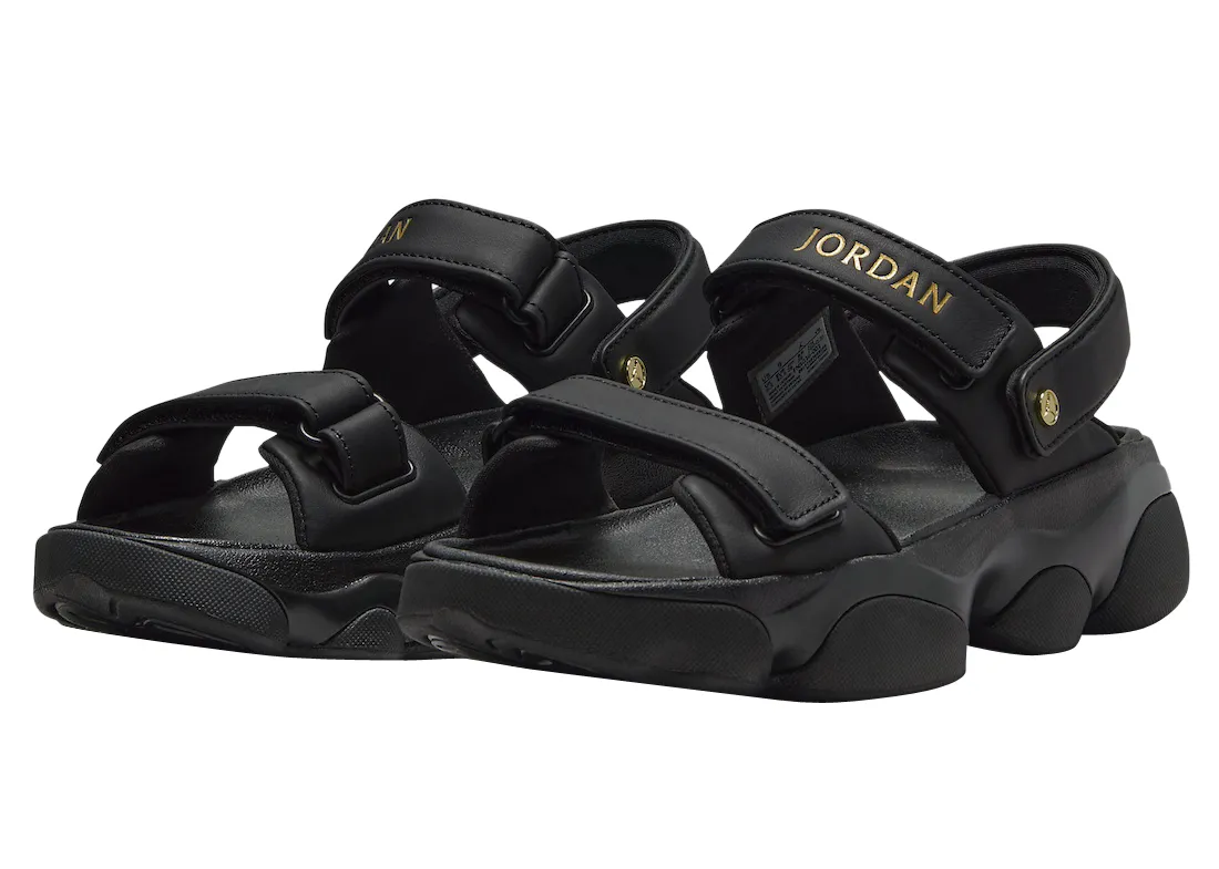 Jordan Deja Sandal WMNS Black Metallic Gold 0