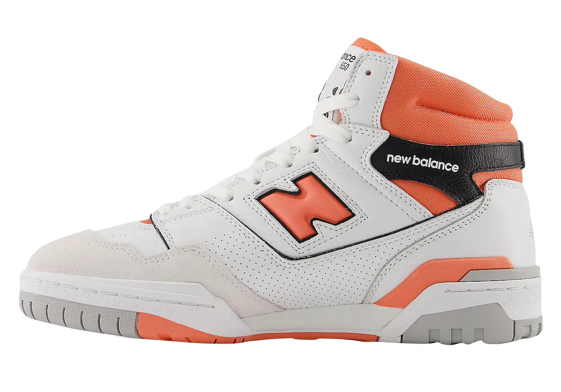New Balance 650 White Orange 1
