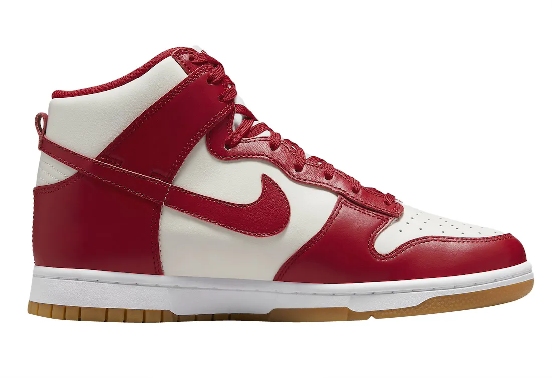 Nike Dunk High WMNS Gym Red 1