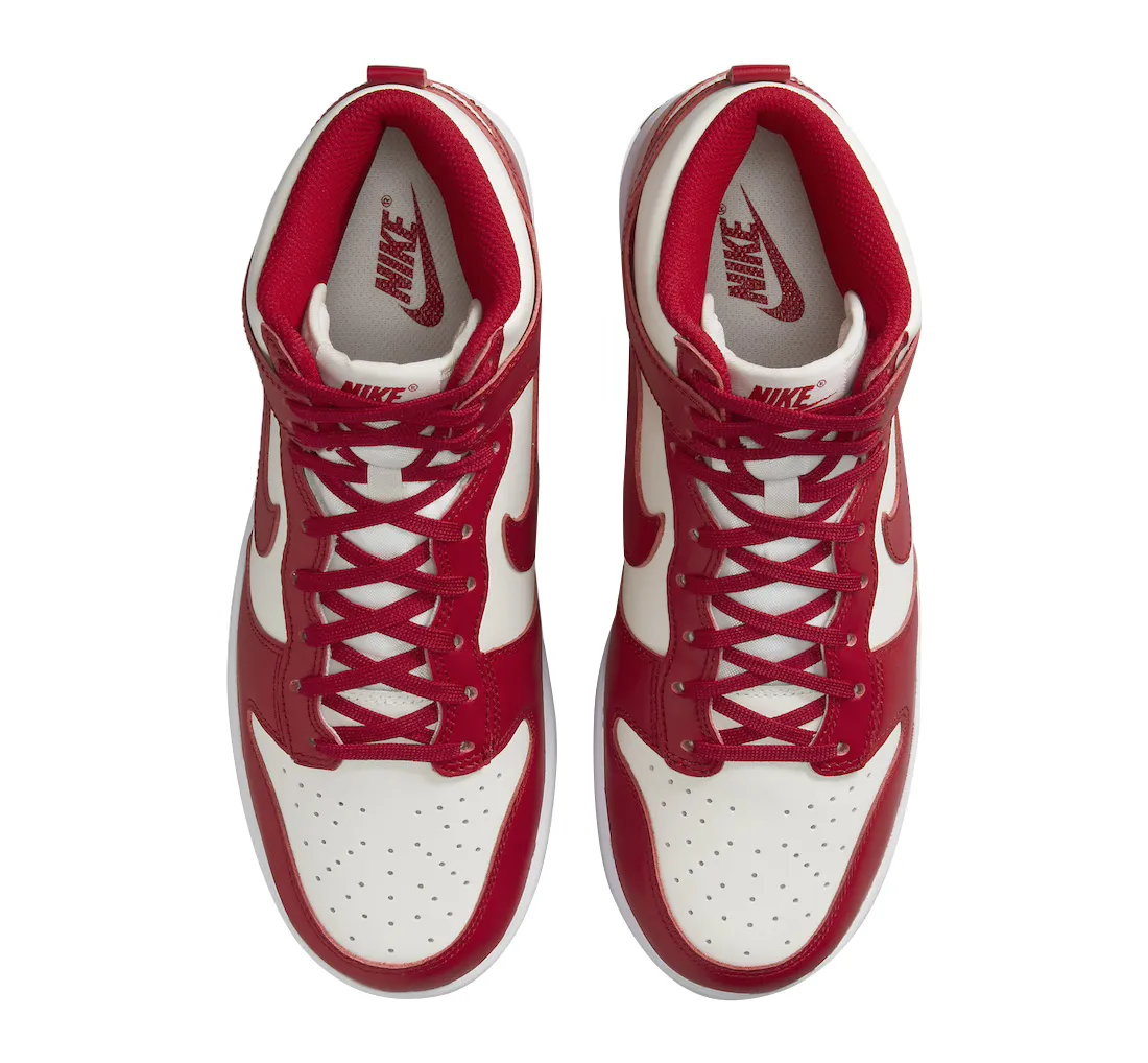 Nike Dunk High WMNS Gym Red 2