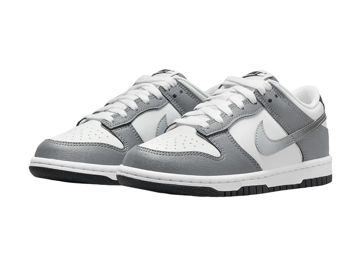 Nike Dunk Low GS Grey Gradient Swoosh 0