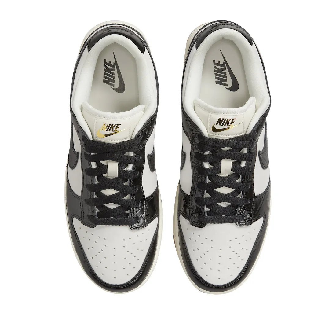 Nike Dunk Low WMNS Black Croc 2