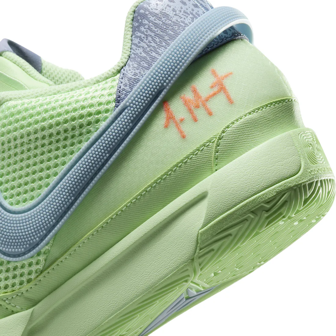 Nike Ja 1 Bright Mandarin Vapor Green 6