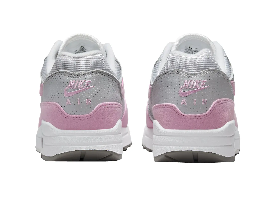 Nike WMNS Air Max 1 87 Metallic Platinum Pink Rise 3