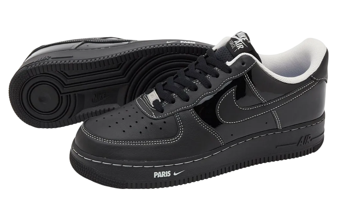 a ma maniere x nike air force 1 low wmns black 1