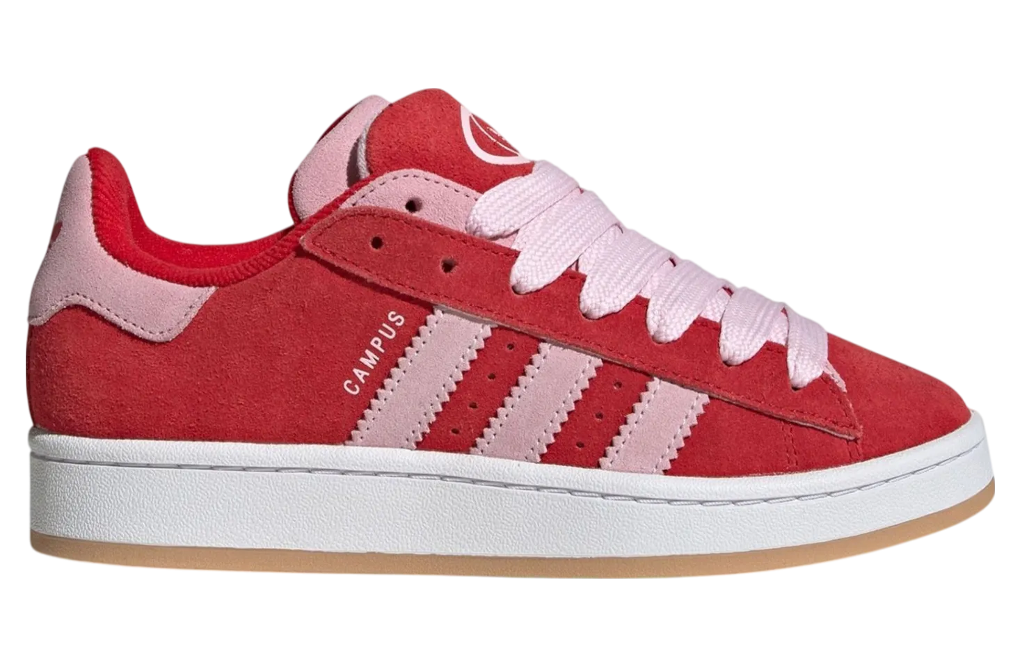 adidas campus 00s double tongue red pink