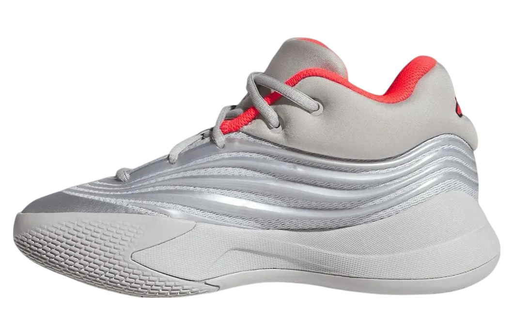 adidas dame 10 silver metallic grey two 0