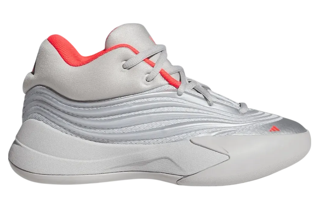 adidas dame 10 silver metallic grey two