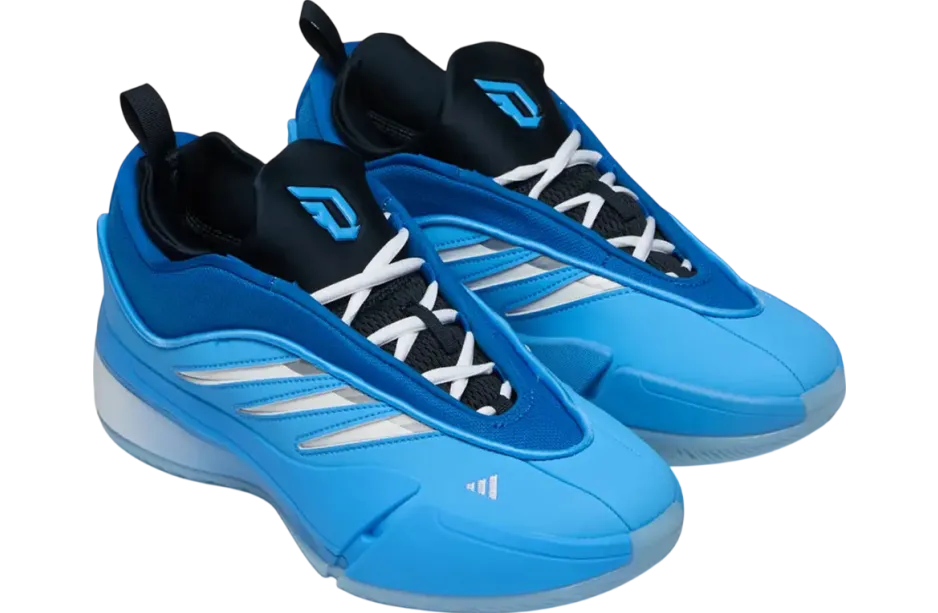 adidas dame 9 blue burst footwear white 0