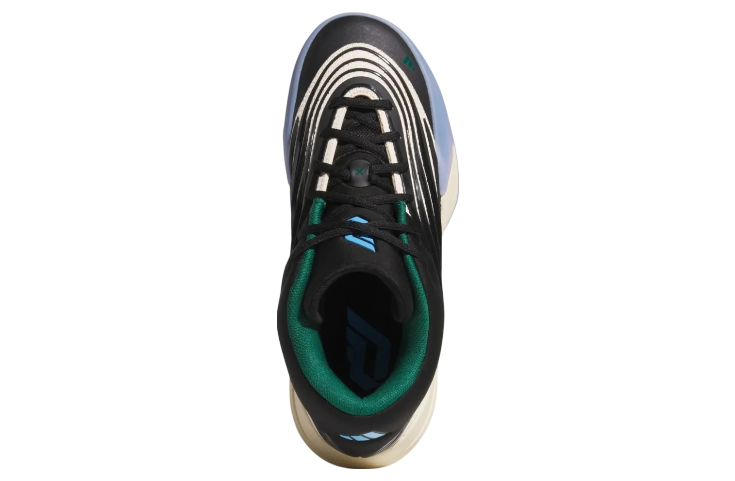 adidas dame x warm vanilla core black 3