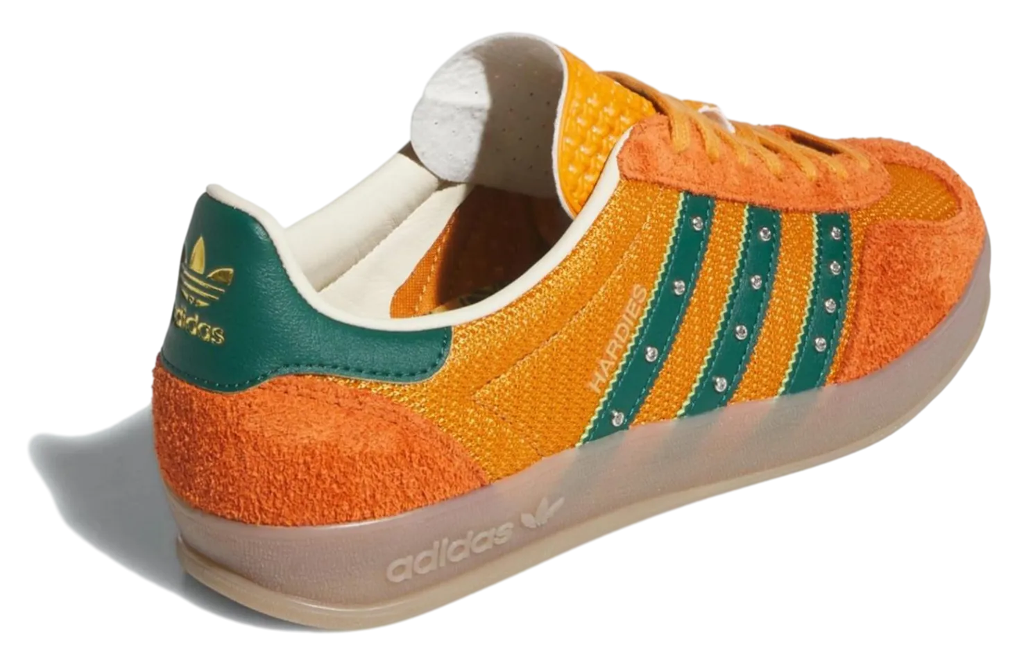 adidas gazelle indoor rust orange core green 2