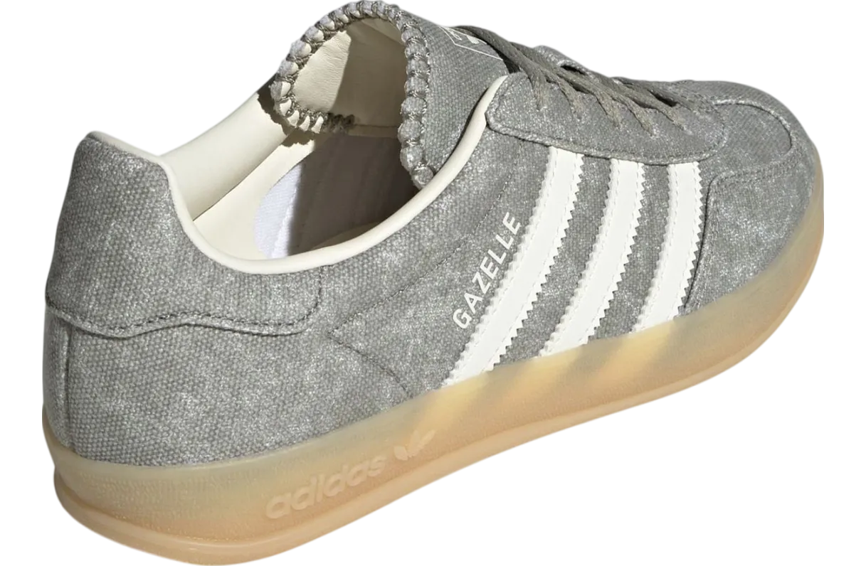 adidas gazelle indoor silver pebble off white 1