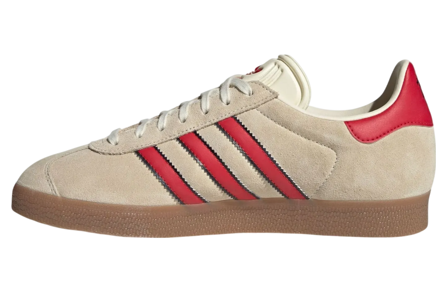 adidas gazelle terrace manchester united core white red 0