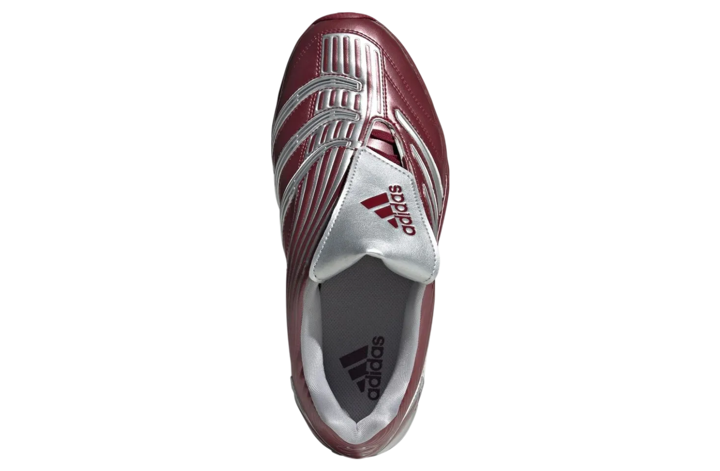 adidas predator megaride collegiate burgundy silver metallic 3