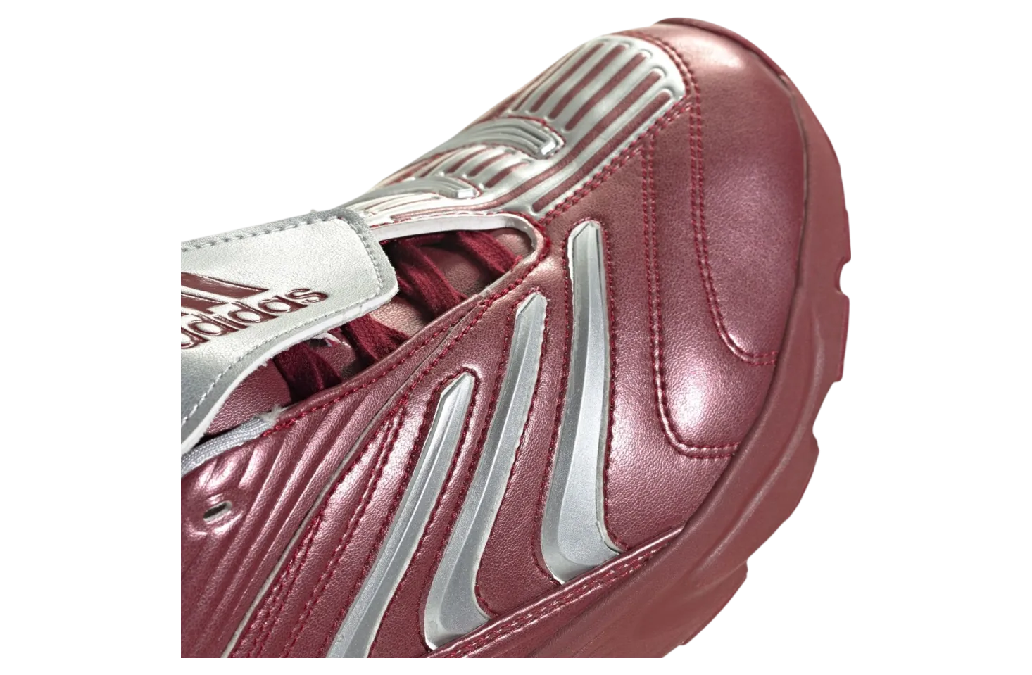 adidas predator megaride collegiate burgundy silver metallic 5