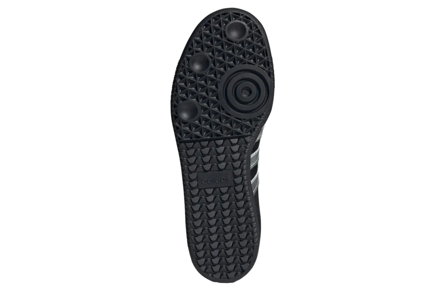 adidas samba core black silver metallic 5