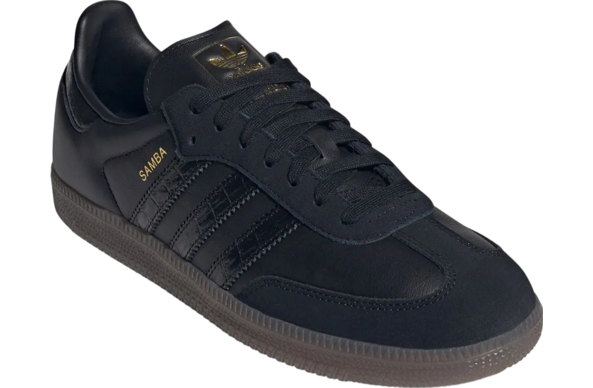 adidas samba croc stripes black 1