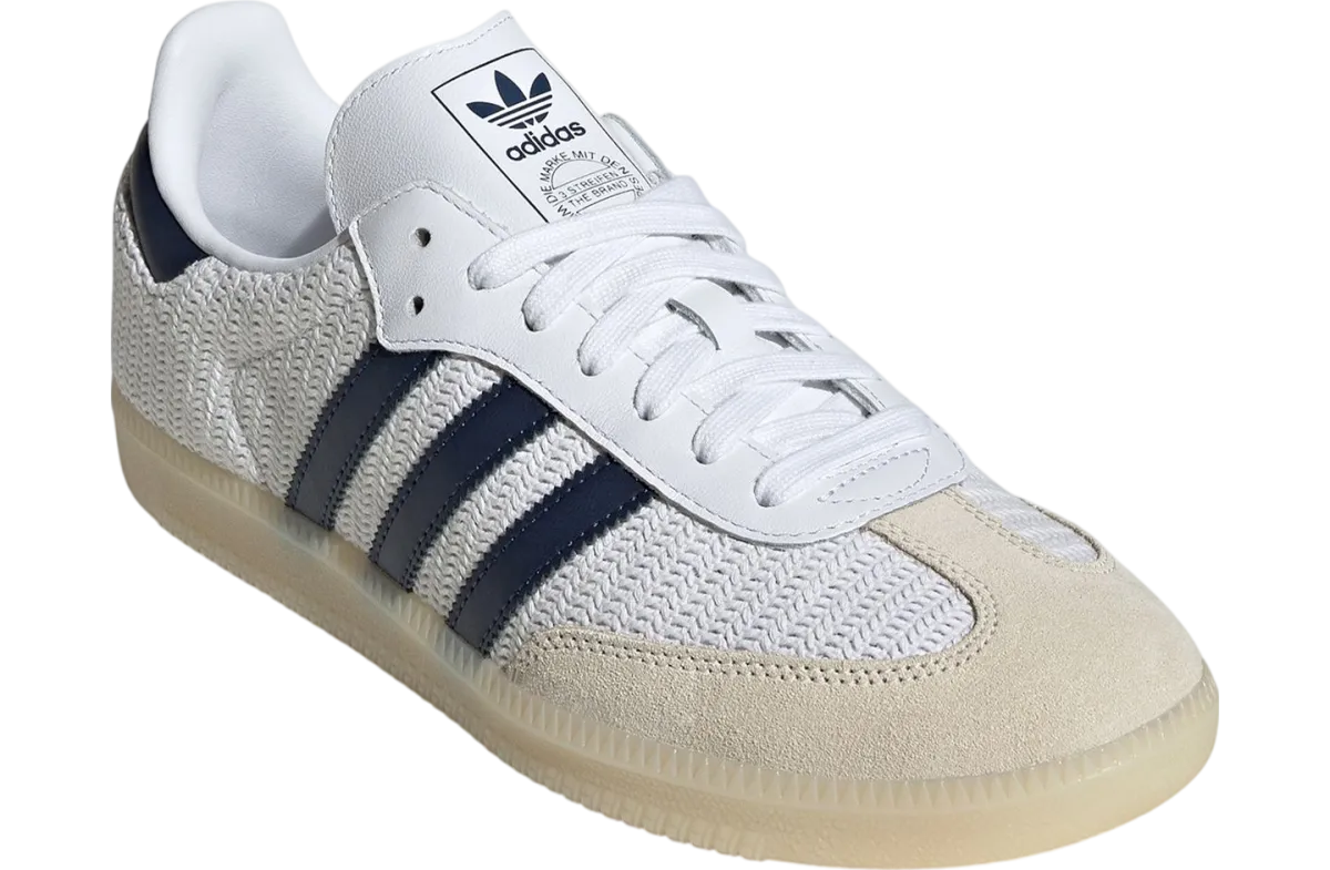 adidas samba knit footwear white night indigo 0