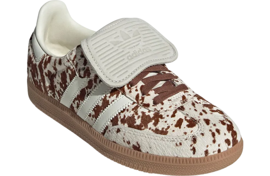 adidas samba lt wmns cow print brown white 0