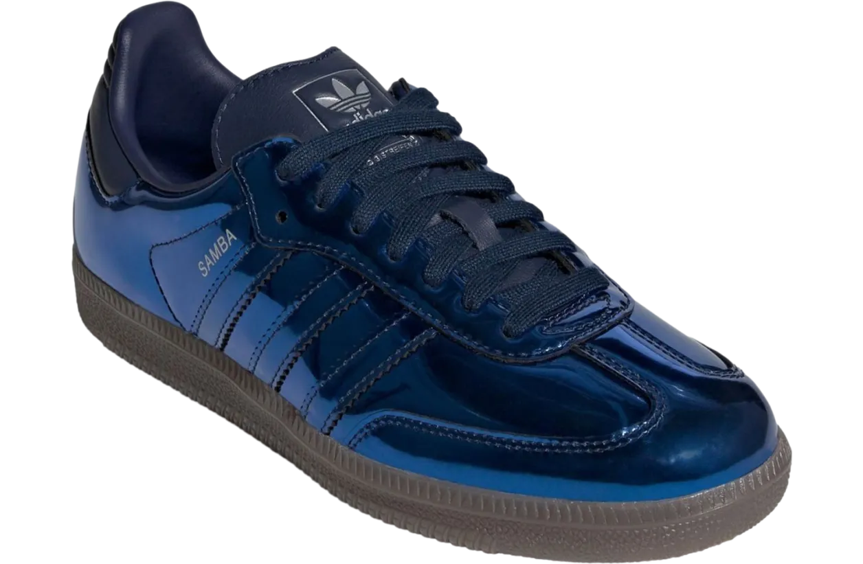 adidas samba metallic indigo 2