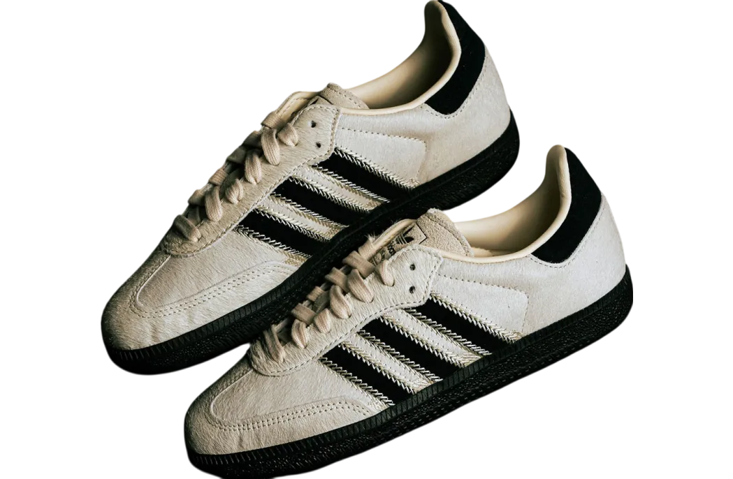 adidas samba pony white black 0