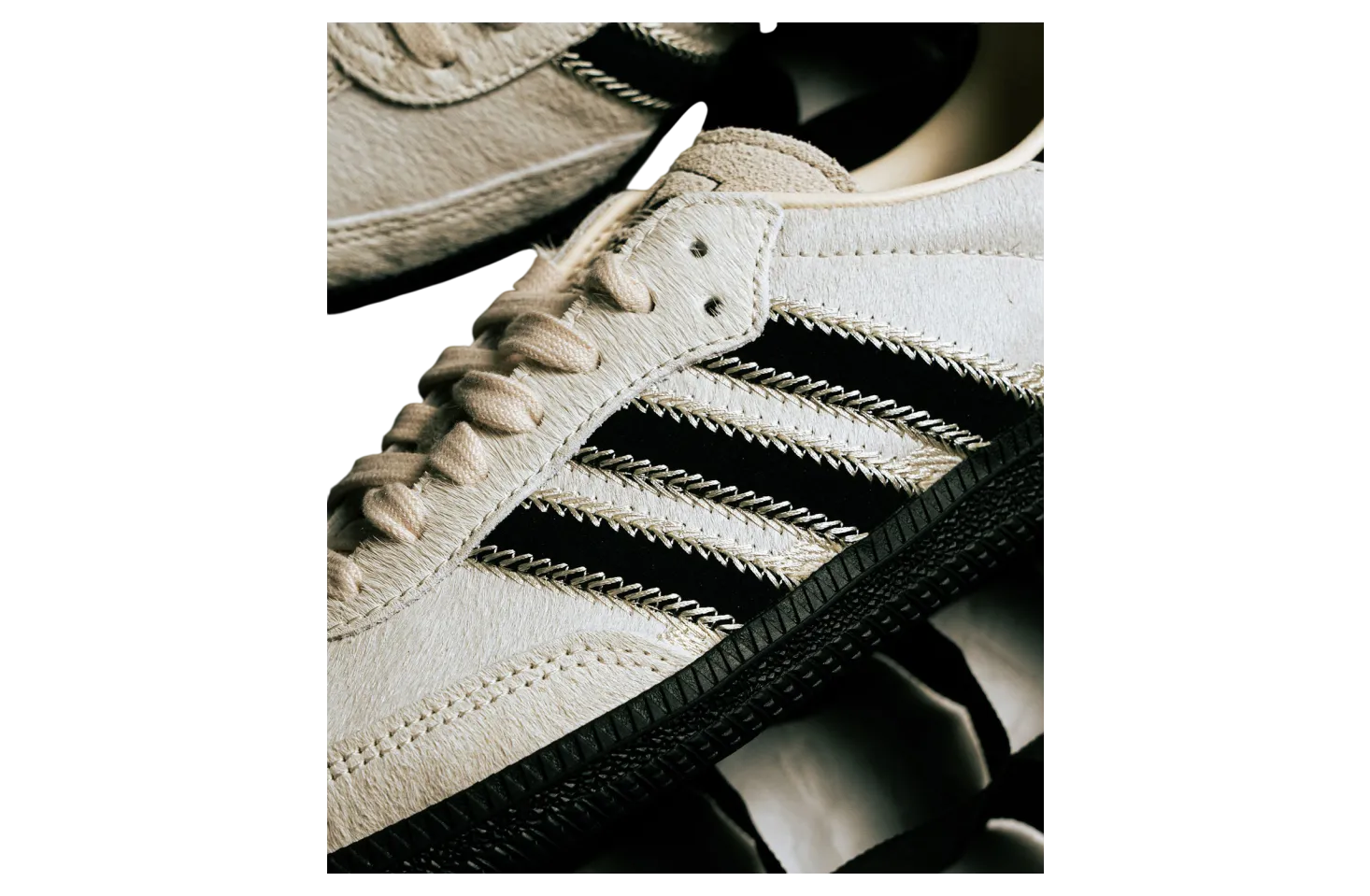 adidas samba pony white black 1