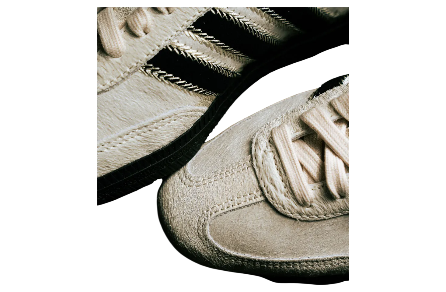 adidas samba pony white black 3