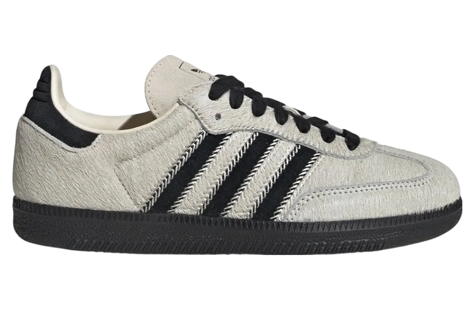 adidas samba pony white black