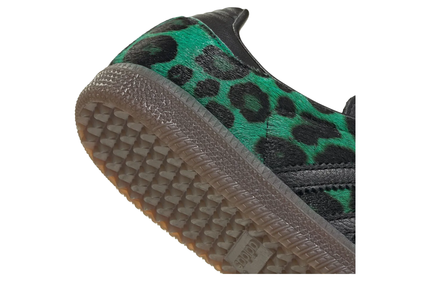 adidas samba semi screaming green core black 5