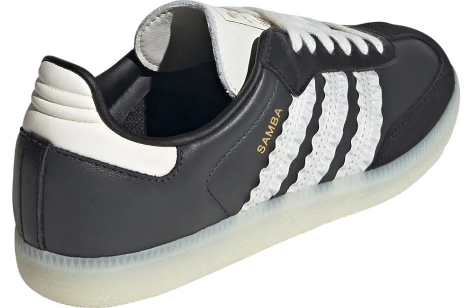adidas samba wmns ruffle stripes black white 1