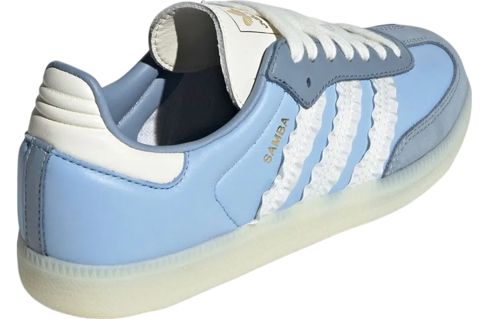 adidas samba wmns ruffle stripes blue white 1