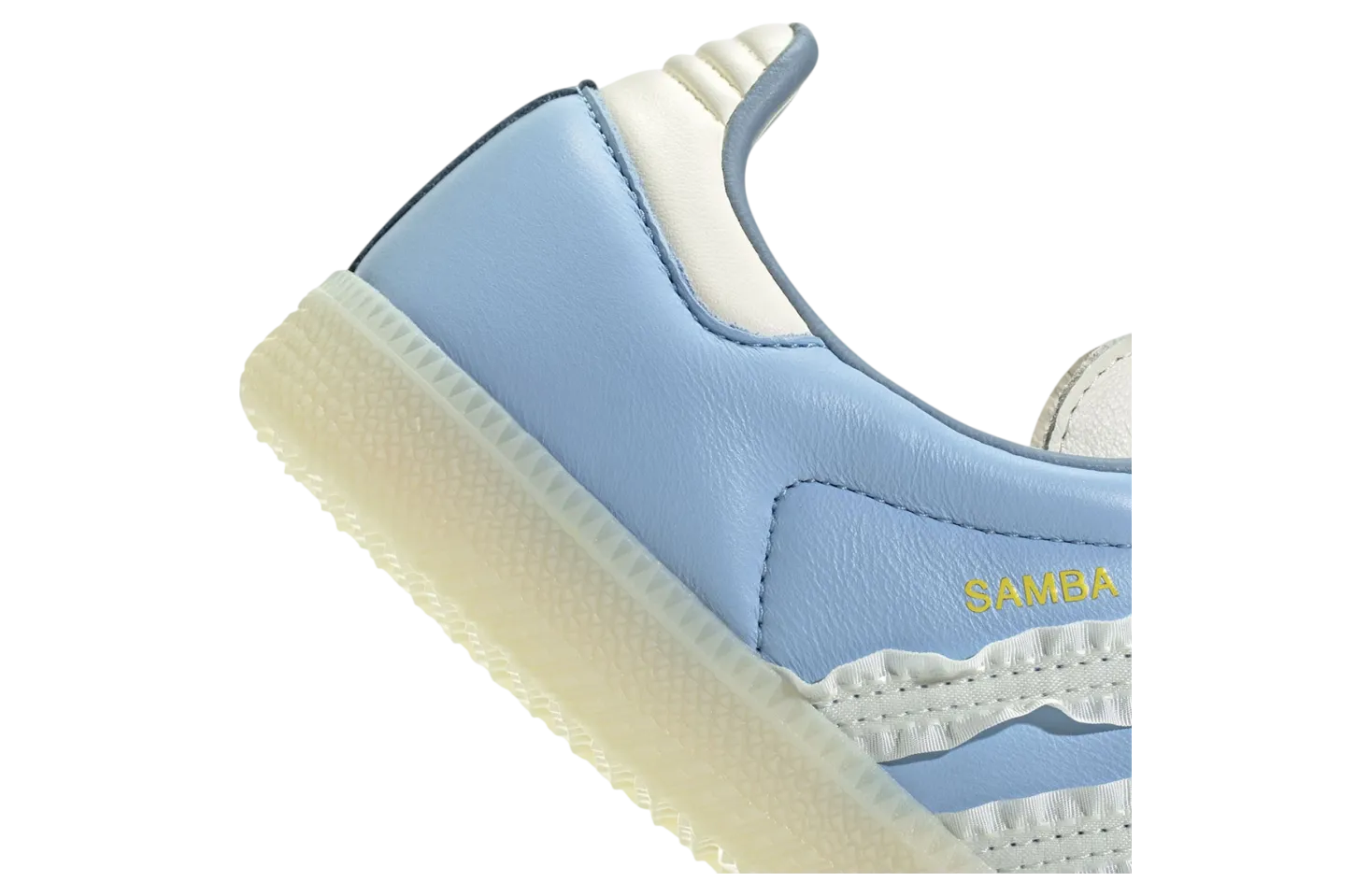 adidas samba wmns ruffle stripes blue white 3