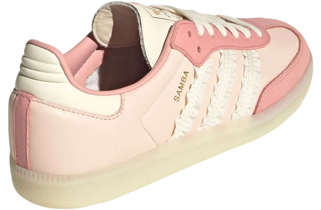 adidas samba wmns ruffle stripes pink white 1