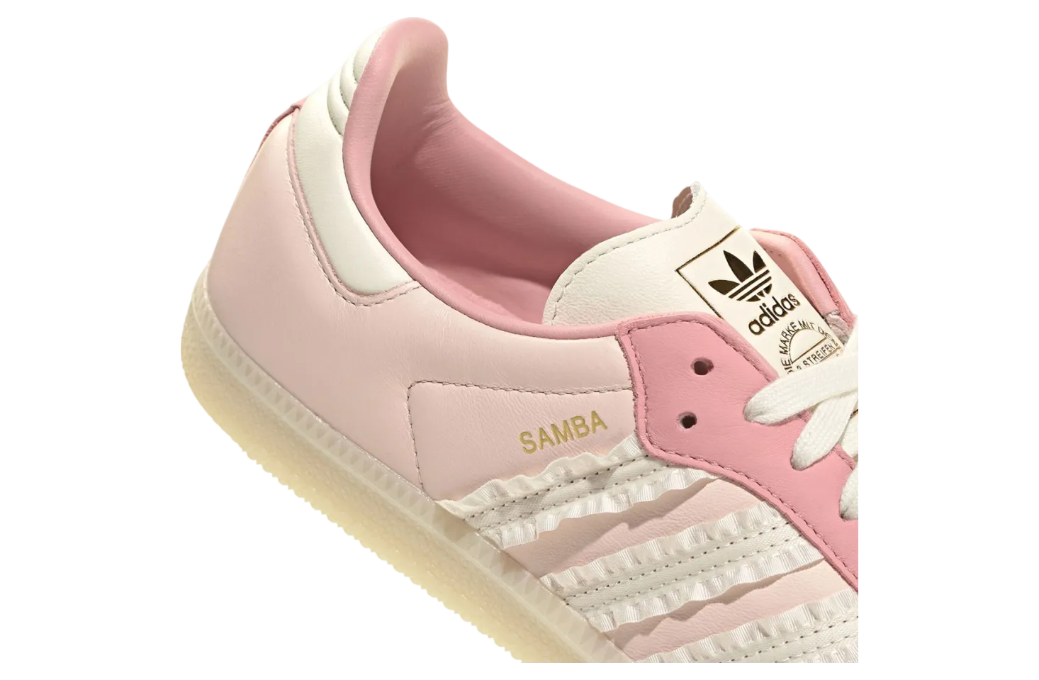 adidas samba wmns ruffle stripes pink white 2