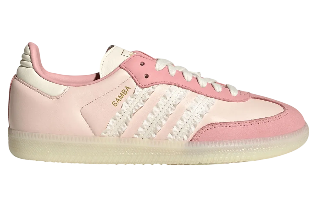 adidas samba wmns ruffle stripes pink white