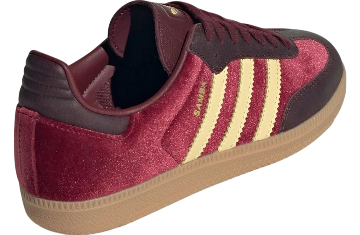 adidas samba wmns sharp red maroon 2