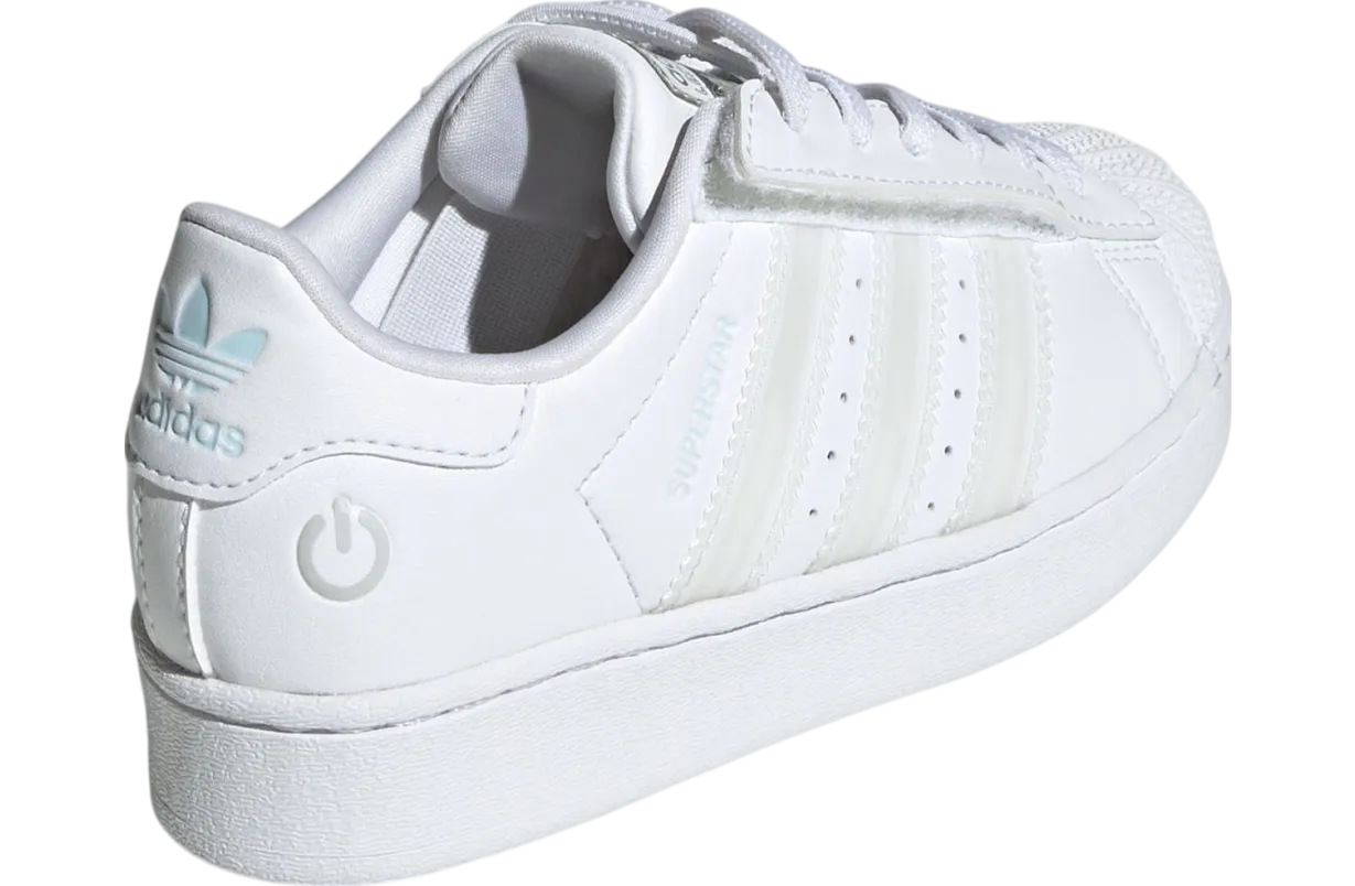 adidas superstar gs led lights footwear white 3