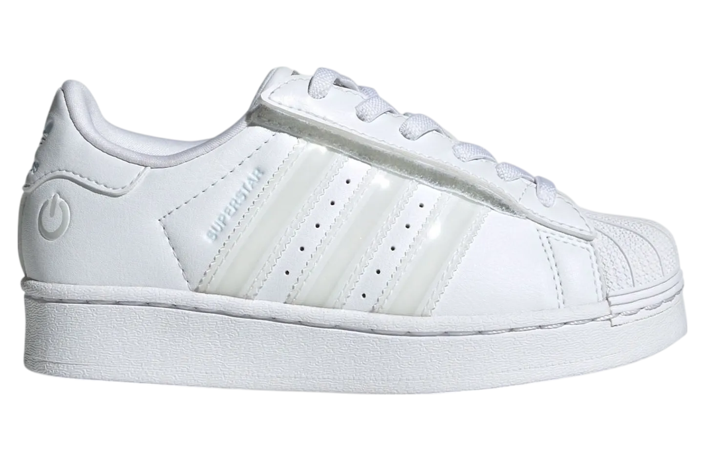 adidas superstar gs led lights footwear white