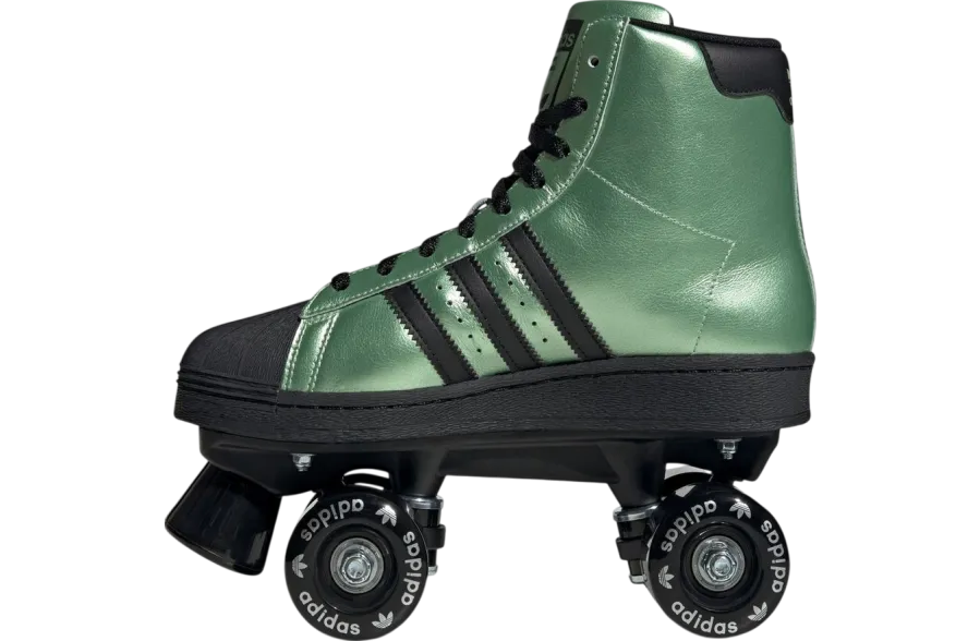 adidas superstar roller skate metallic green 1