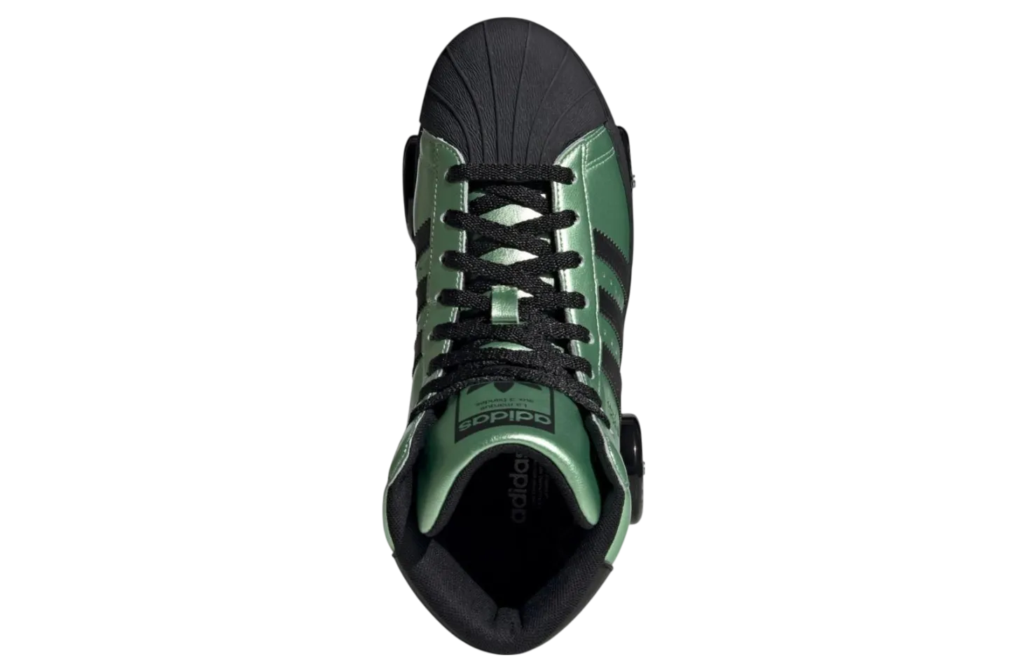 adidas superstar roller skate metallic green 2