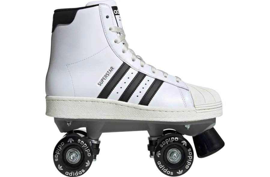 adidas superstar rollerskate white black