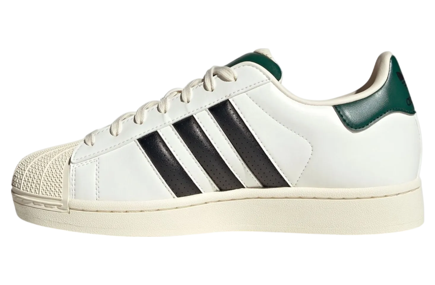 adidas superstar white black green 1