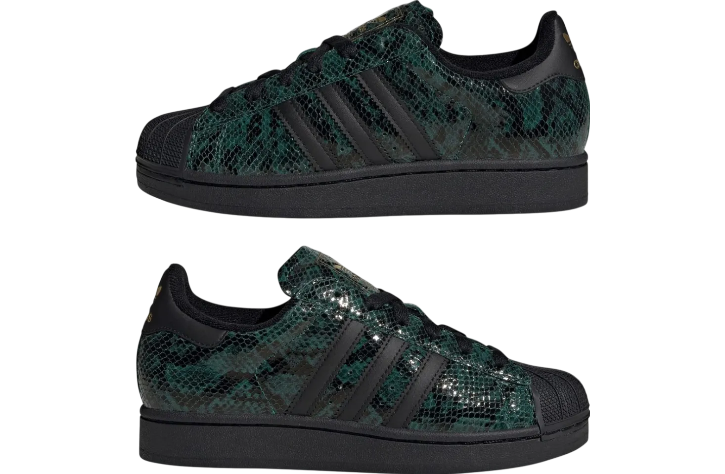 adidas superstars 2 wmns core green core black 7