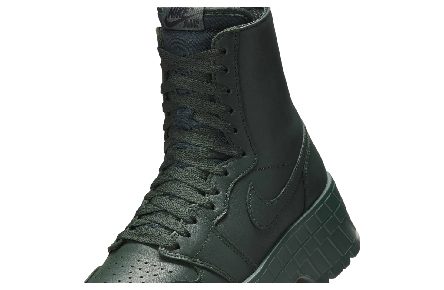 air jordan 1 brooklyn dark spruce green 4