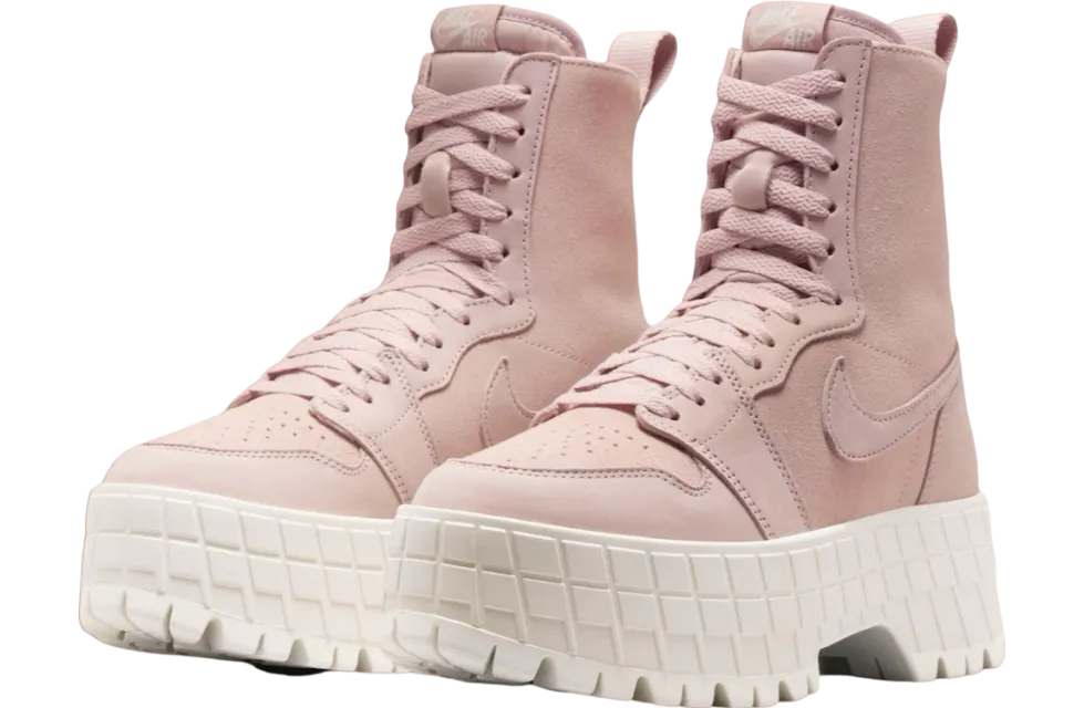 air jordan 1 brooklyn wmns pink suede 0
